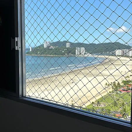 Apartamento Espacoso Com Vista Deslumbrante São Vicente Exterior photo